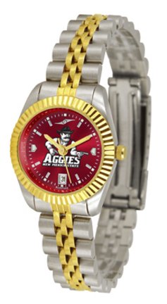 New Mexico State Aggies NCAA AnoChrome Executive Ladies Watch New Mexico State Aggies NCAA AnoChrome Executive Ladies Watch