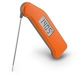 IMAGE OF Splash-Proof Super-Fast Thermapen (Orange) Instant Read Thermometer, Perfect for Barbecue, Home and Professional Cooking