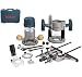 Bosch 1617EVSPKBP 2.25-Horsepower Combination Plunge and Fixed Base Router with Bonus Pack