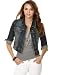 Levi's Womens Cropped Trucker Denim Jacket in Spell Bound