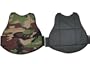 Paintball Reversible Chest Guard Protector - Camo/Black