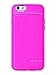 Body Glove Satin Wallet Cell Phone Case for Apple iPhone 6/6s, Dark Pink