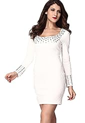 Sexy Round Neck  Long Sleeves Prom Dress/Party Dress  With Ruffles