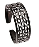 L. Erickson Crystal Weave Headband - Black/Crystal/Silver