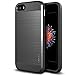 iPhone SE Case, OBLIQ [Slim Meta][Titanium Space Gray][Dual Layer] Slim Fit Metallic Brush Finish Back [Shock Absorbing] TPU Inner Layer for Apple iPhone SE (Compatible with the iPhone 5S/5)