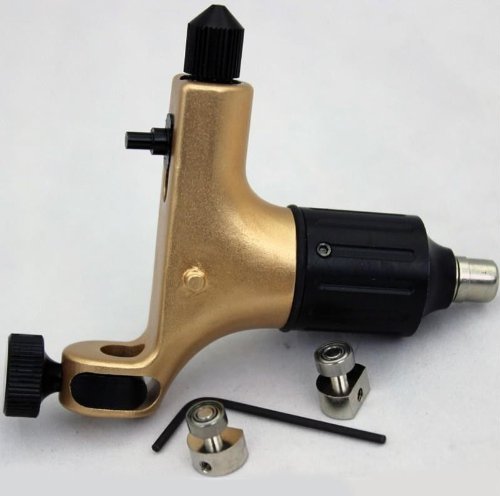 Aircraft Alu Vt Rotary Tattoo Machine Gun Pale Gold