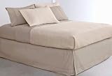 Donna Karan Essentials 410 Thread Count Queen Flat Sheet Stone