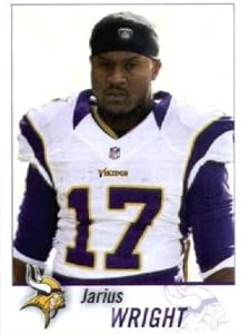 2013 Panini NFL Stickers # 336 Jarius Wright Minnesota Vikings