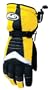 HJC BLACK/YELLOW STORM SNOWMOBILE GLOVES SMALL XX-LARGE