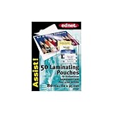 ednet 50 Hochwertige Laminierfolien f�r Visitenkarten 80 mic. 60x95mmvon "Ednet"
