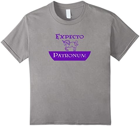 Expecto Patronum Unicorn Patronus T Shirt  - Kids 6 - Slate