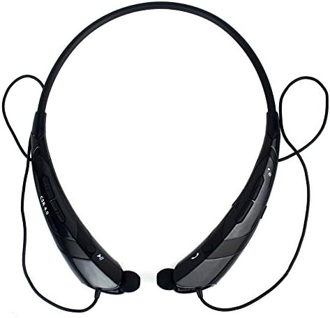 Universal Wireless Headphone Bluetooth 4.0 Music Stereo Headset Vibration Neckband Transformer Style Black
