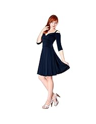 Short Off the Shoulder Jersey/Polyester/Spandex Sweetheart Full-Skirt Empire   Waistline Ruched Draped  Dress