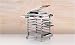 Paderno World Cuisine 15.75 Inch Stainless Steel Candy Slicer Cart