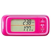オムロン　歩数計　Walking style HJ-305-P　パッションピンク