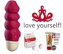 FunFactory Mini-Vibrator Baby Bug (Wassermelone) Luxus Paket inkl. Gleitgel & Liebeskugeln