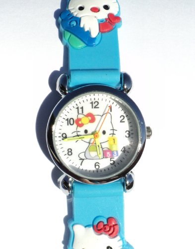 Hello Kitty Watch - Blue w/ White Face