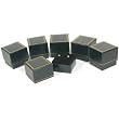 6 Black Velvet Earring Gift Box Jewelry Showcase Displays
