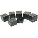 6 Black Velvet Earring Gift Box Jewelry Showcase Displays