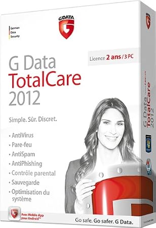 G Data total care 2012 (3 postes, 2 ans)