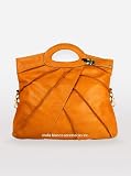 Melie Bianco Orange Raw Edge Clutch Review