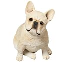 ZDISC French Bulldog, Cream Original Size Sculpture by Sandicast