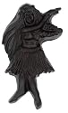 J. Michelle Chocolatier Solid Belgian Dark Chocolate Hawaiian Hula Dancer, Handmade in Hawaii, 2-Count Bag