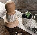 wooden paper potter for making seedling plant pots 4cm dia x 5cm H