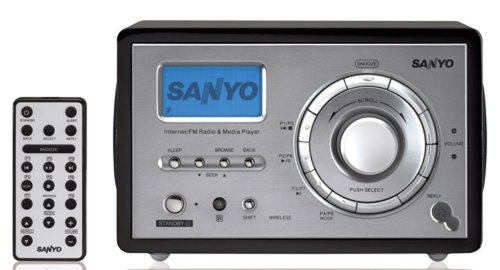 Sanyo R227 WiFi Internet Radio (Black)
