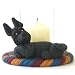 German Shepherd Dog Cozy Up Votive-Black