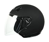 Vega NT200 Flat Black X-Large Open Face Helmet