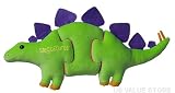 Plush Dinosaur Puzzle, Puzz Pals Stegosaurus 12"