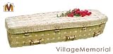 Bamboo Lattice Coffin (Natural Woven Green Burial Basket Casket) - Size 71