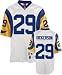 Men`s St. Louis Rams (LA Rams) # 29 Eric Dickerson Road Premier Throwback Jersey - M