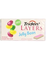 Grocery: Trident Layers Sugar Free Gum, Jelly Bean, 14-Piece Package (Pack of 12) - Trident