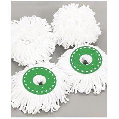 4er Ersatzmopp Ersatzmop Set passend f�r Spin Pro, Roto Mop usw.