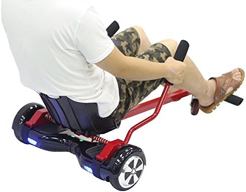 Cool Mini Kart Hoverboard Accessories scooter holder for 6.5" 8" 10"Two Wheel Self Balancing Scooter, Not Noly STAND,Can be LIKE A GO-KART(Not Included Balance Board)(Red)