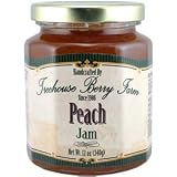 Treehouse Berry Farm Peach Jam, 12-Ounce Jars (Pack of 4)