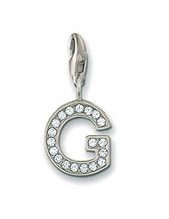 Thomas Sabo Letter "G" Charm, Sterling Silver