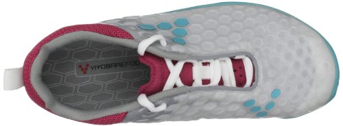 Vivobarefoot Women's Evo Ii L White/Turquoise Trainer VB210001MWHTTUR1 6 UK, 39 EU
