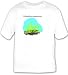 T-shirt with plant, aquarium