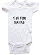 S IS FOR SARAH / Hurry Up - Name-series - White or Pink Onesie / Baby T-shirt