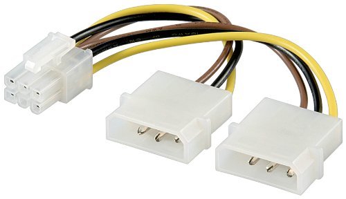 Kabel PCI Express Stromvers.2x 13.3cm 5.25Z 1x8pol Kabel PCI Express Stromvers.2x 13.3cm 5.25Z 1x8pol
