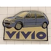 限定レア美品ピンズ◆スバル車ビビオ青ヴィヴィオピンバッジフラ