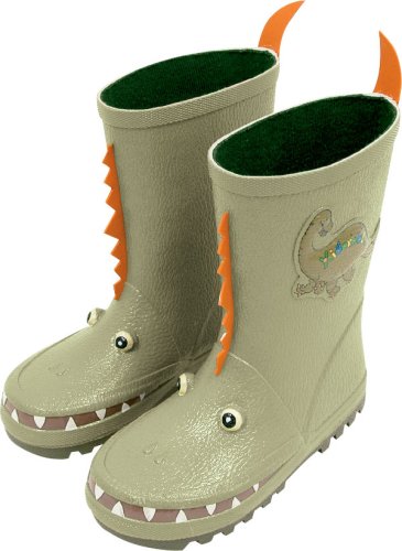 Kidorable Wellington Boots Wellies DINOSAUR Size 7