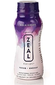 New Zurvita Zeal for Life Bold Grape Wellness Single Serve - 24 Single Serve