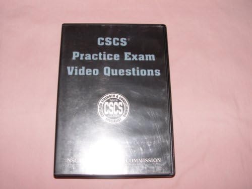 2004 CSCS Practice Exam Video Questions Strength Training Specialist