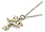 [マピエス]ma piece ネックレス K10イエローゴールド ダイヤ0.01ct GNRA0015A
