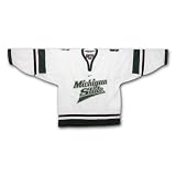 NCAA Michigan State University White Replica College Hockey Jersey