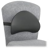 Memory Foam Low Profile Backrest (Qty. 5) - Black - Safco 7155BL